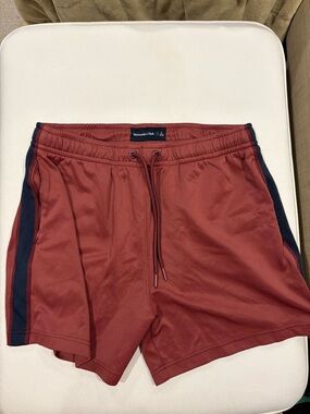 Abercrombie & Fitch Athletic Shorts Men’s Large Red/Blue